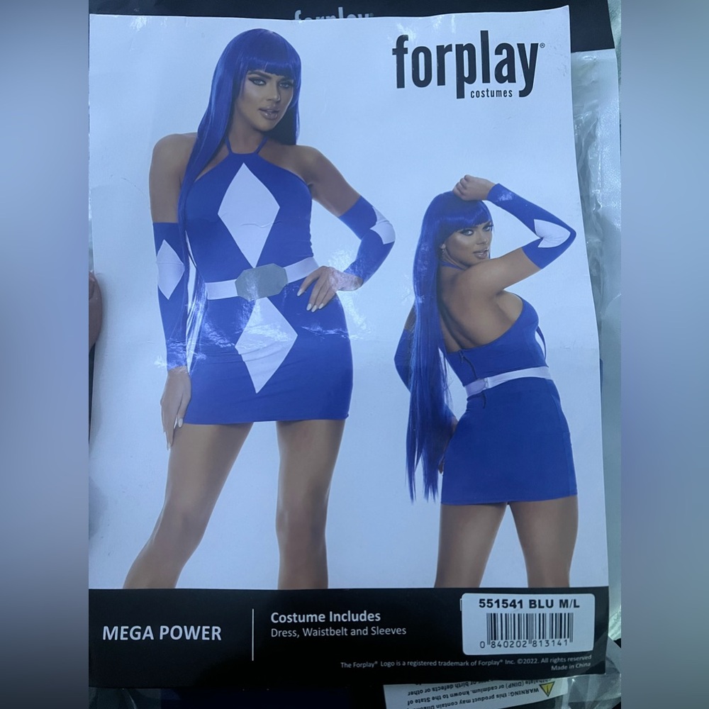 Power ranger blue costume